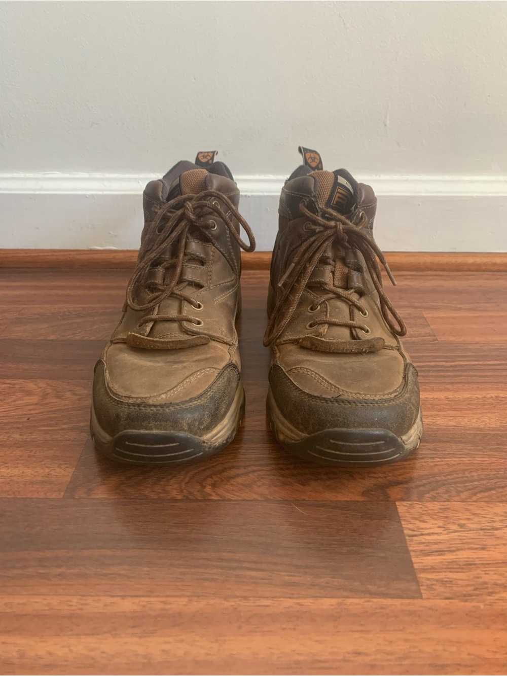 Ariat 10002182 Terrain Waterproof Leather Work LaceUp Hiking Mens Boots Sz 10.5D